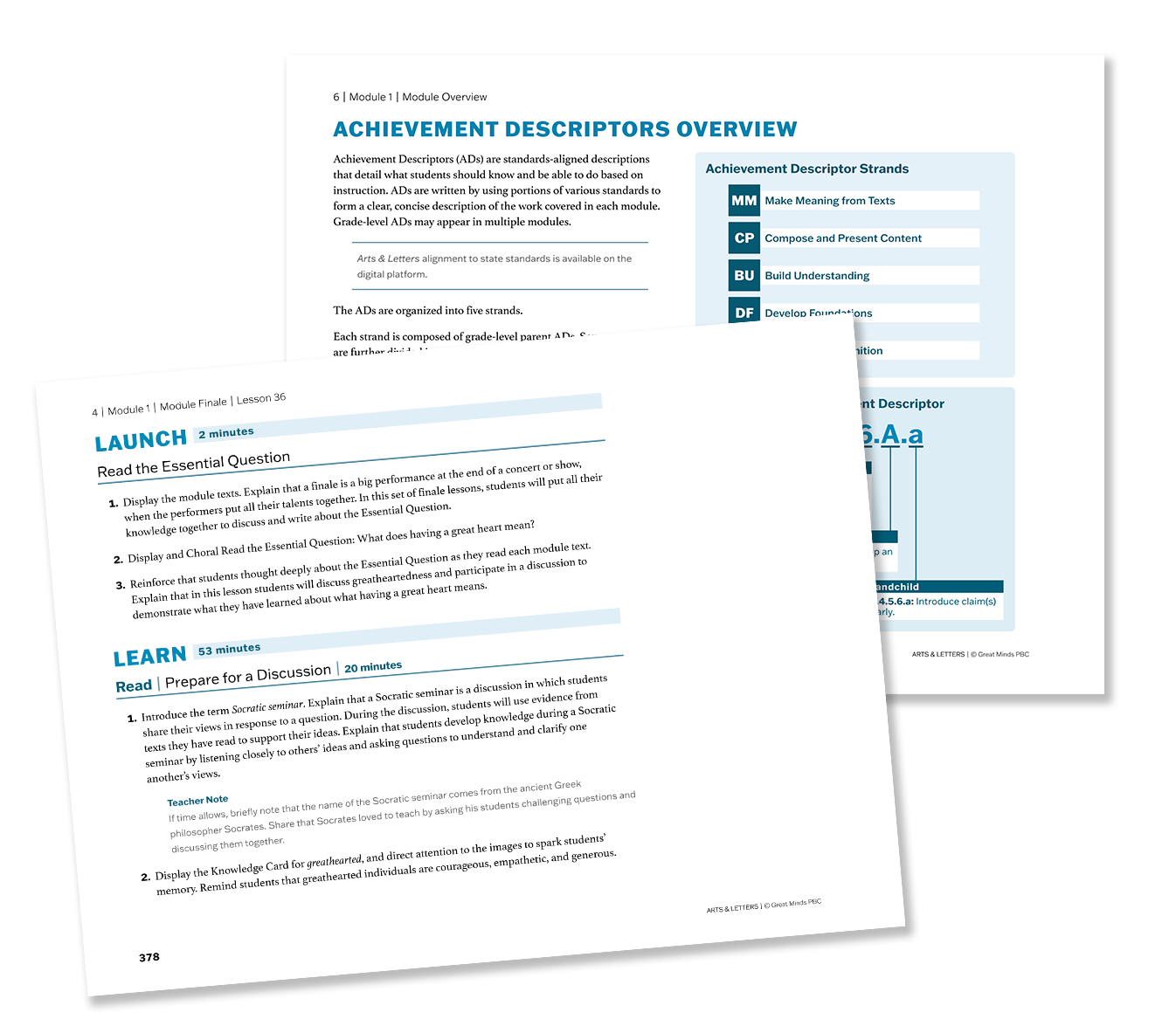 Arts & Letters Assessments