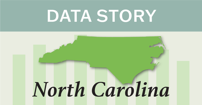 Outline of the state of North Carolina. 