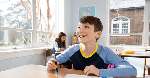 Eureka Math Boy with Compass