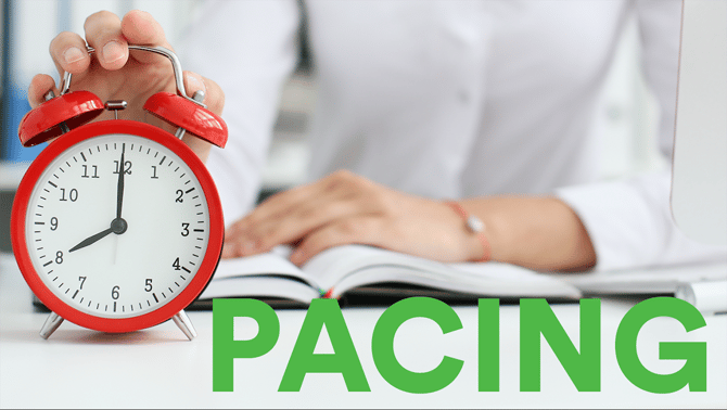 Woman holding an alarm clock